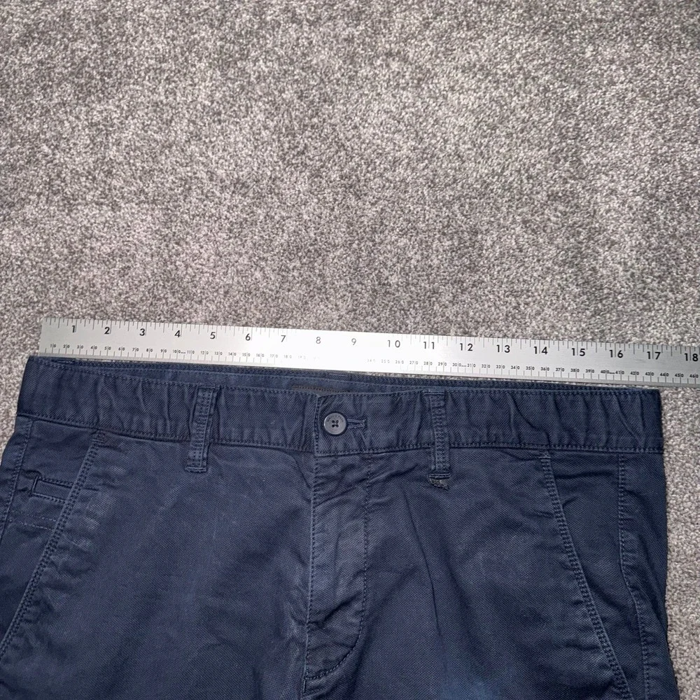 Marc O'Polo Men's Navy Blue Straight Leg Mod‎ Stig Shaped Fit Pants Size 32x34